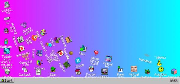 奇怪的系统：网友自制网页版“Windows 93” 第5张图片 Windows 93 